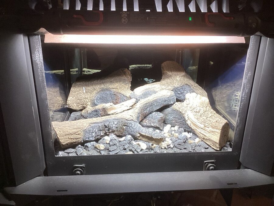 Gas insert serviced and flame tested