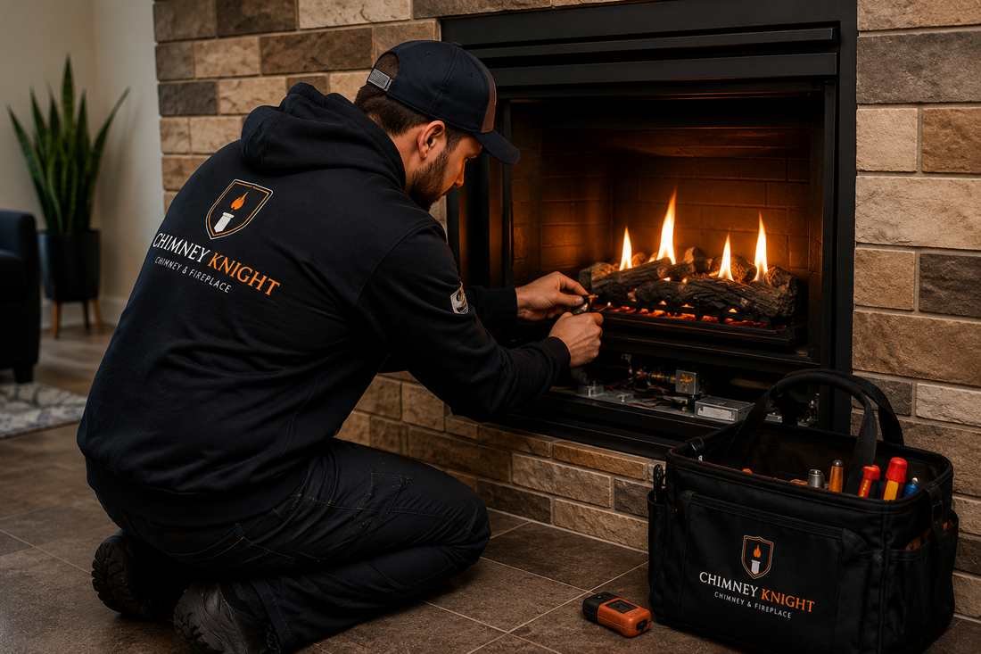 Complete gas fireplace repair